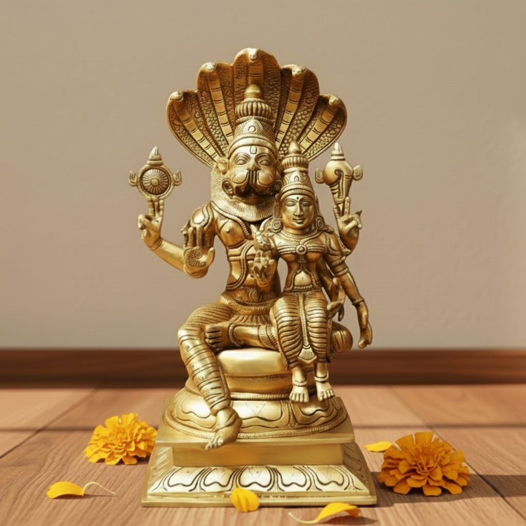 Lakshmi Narasimha Swamy | Handcrafted in pure brass