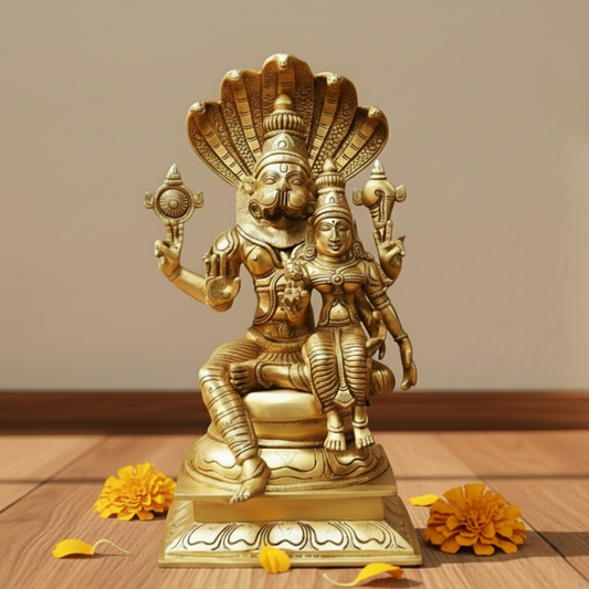 Lakshmi Narasimha Swamy | Handcrafted in pure brass