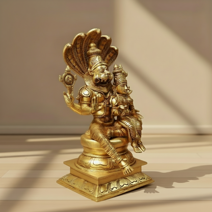 Lakshmi Narasimha Swamy | Handcrafted in pure brass