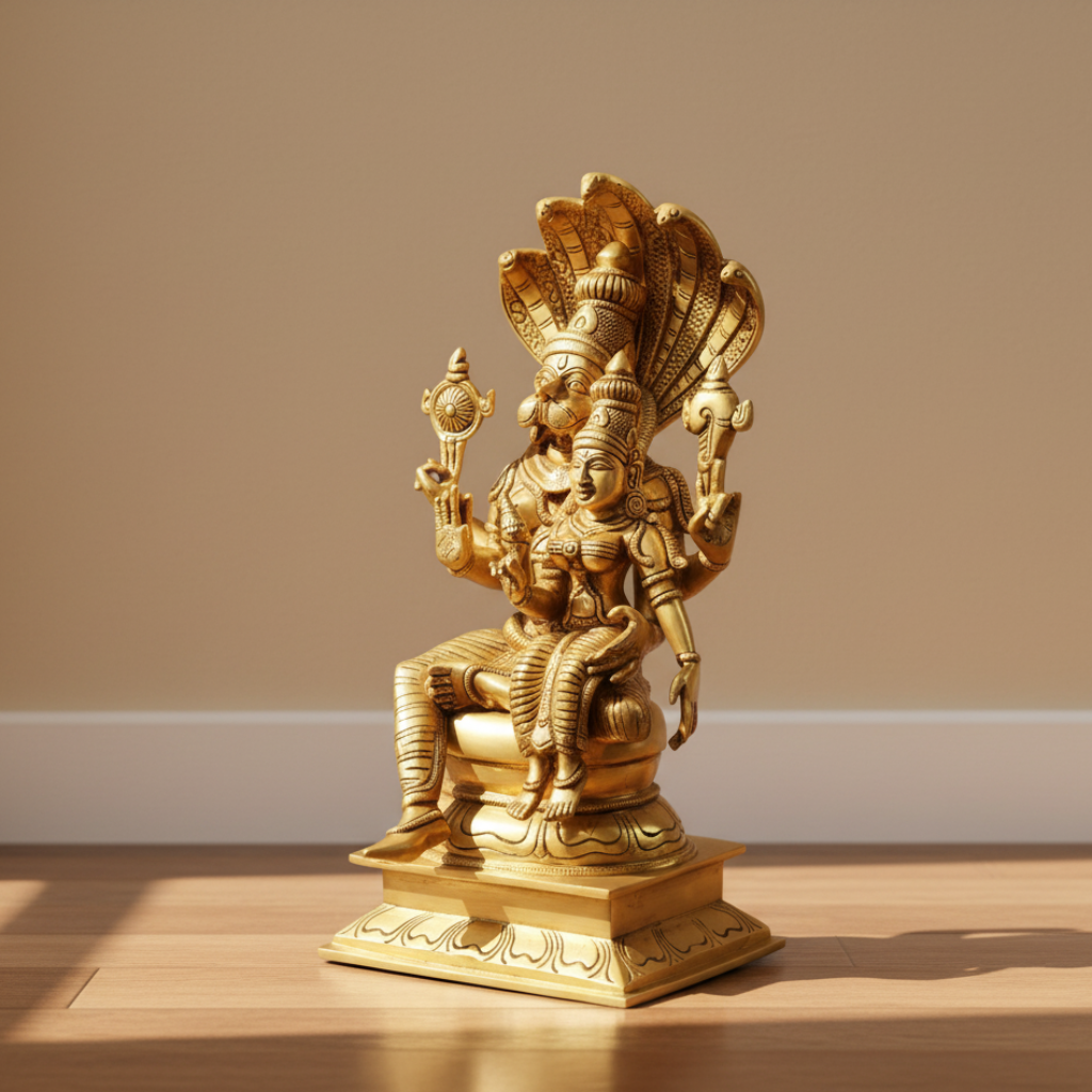 Lakshmi Narasimha Swamy | Handcrafted in pure brass