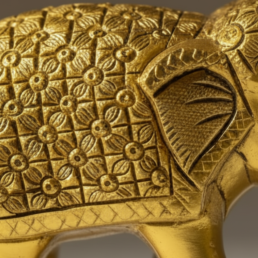 Vaastu Brass Elephant- For growth & prosperity