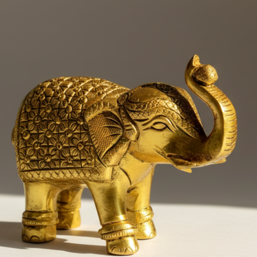 Vaastu Brass Elephant- For growth & prosperity