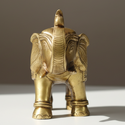 Vaastu Brass Elephant- For growth & prosperity
