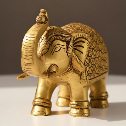 Vaastu Brass Elephant- For growth & prosperity