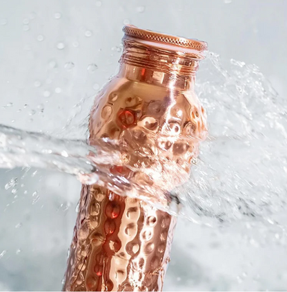 Reusable copper water bottle for daily hydration eco friendly lifestyle product