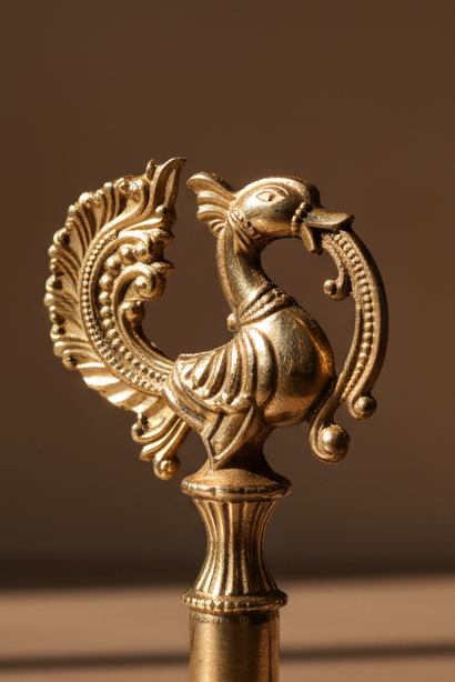 Beauiful Brass Kankavati Haldi Kumkum Holder - Handcrafted with love