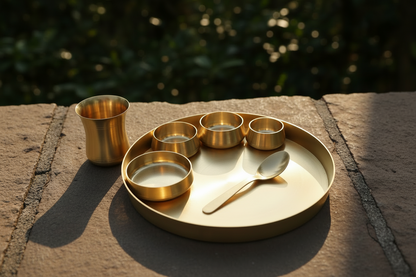 Premium Bronze Thaali | Crafted with love