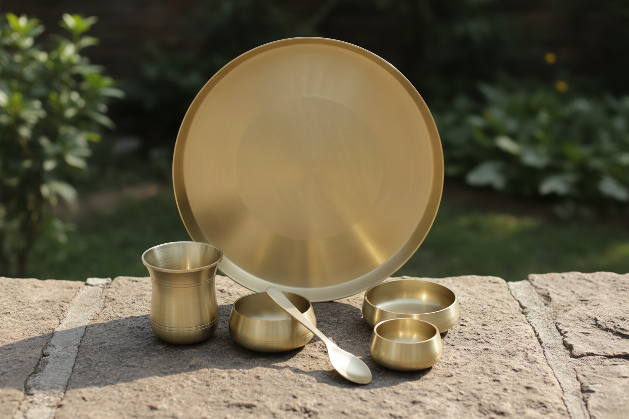 Premium Bronze Thaali | Crafted with love