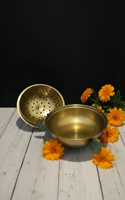 Handcrafted Indian Peacock Brass Loban/ Dhoopdani /  Indian Incense Burner