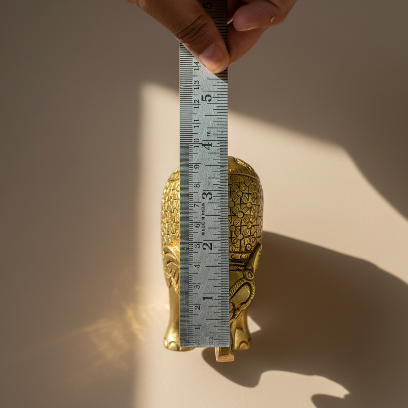 Vaastu Brass Elephant- For growth & prosperity