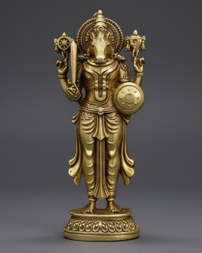 Dashavatar Brass Idol Set – Handcrafted Pure Brass - Premium Brass with superfine details