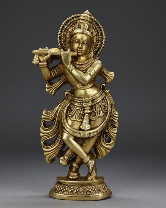 Dashavatar Brass Idol Set – Handcrafted Pure Brass - Premium Brass with superfine details
