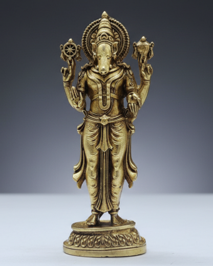 Dashavatar Brass Idol Set – Handcrafted Pure Brass - Premium Brass with superfine details