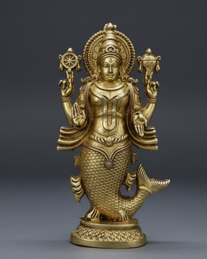 Dashavatar Brass Idol Set – Handcrafted Pure Brass - Premium Brass with superfine details