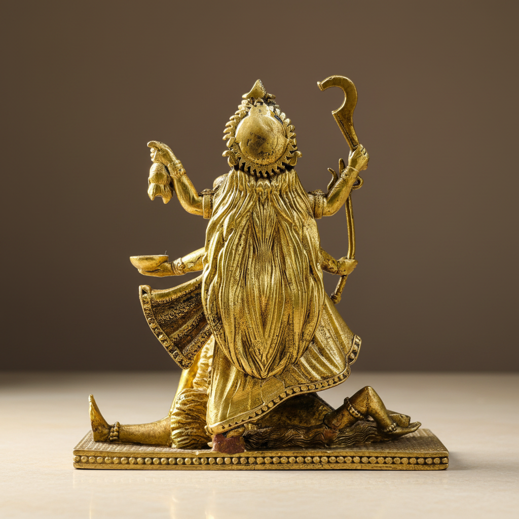 Premium Brass Small Kali Maa Idol | Handcrafted with Bhakti & Devotion