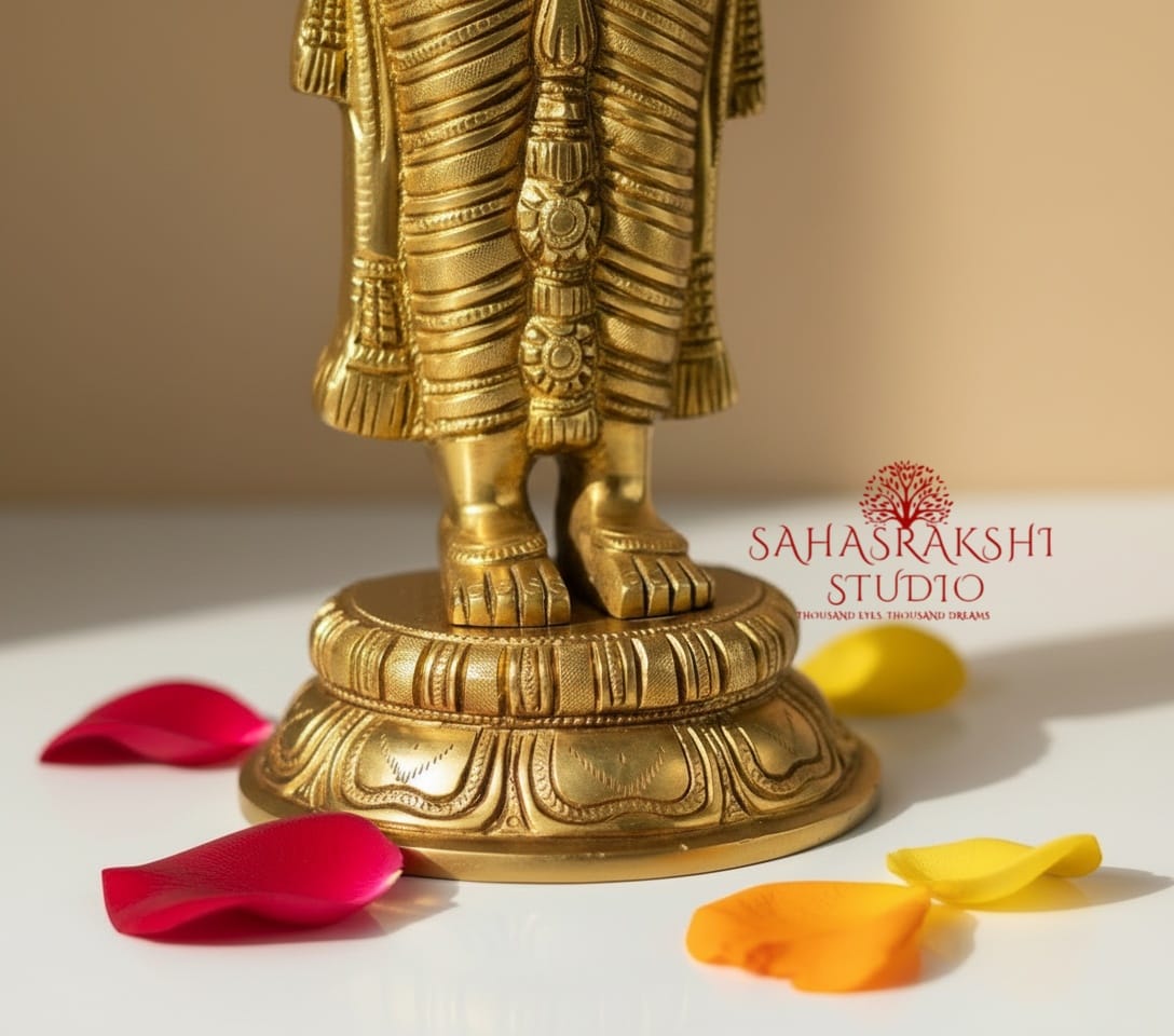 Govinda | Perumal | Sri Venkateswara - Brass Idol ( Gold Finish |  Black Finish)