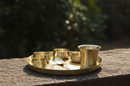 Premium Bronze Thaali | Crafted with love