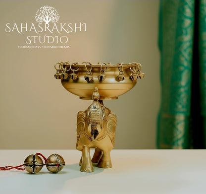 Beautiful Elephant Urli-Handcrafted with Taste