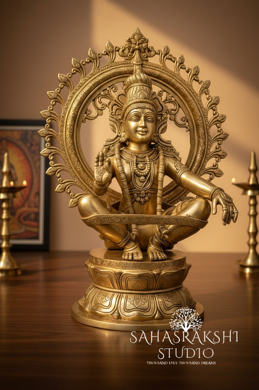 Lord Ayyappa - handcrafted with devotion- superfine details